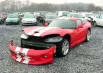 Red and White 2002 Dodge Viper GTS