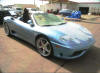 Blue Ferrari 360 Spider Project Car